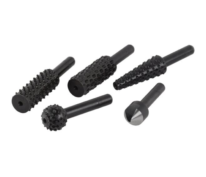 WOLFCRAFT - SET DI RASPE E SVASATORI PER INCASSI LEGNO E METALLO 2540000