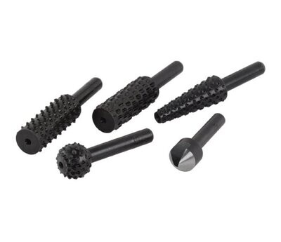 WOLFCRAFT - SET DI RASPE E SVASATORI PER INCASSI LEGNO E METALLO 2540000