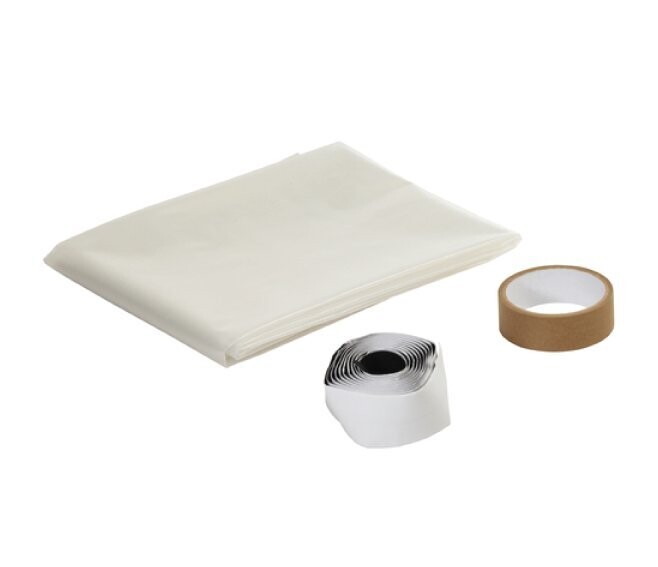 WOLFCRAFT - KIT PELLICOLE PROTETTIVE DISPOSITIVO DI PROTEZIONE ANTIPOLVERE 3 PEZZI 4005000