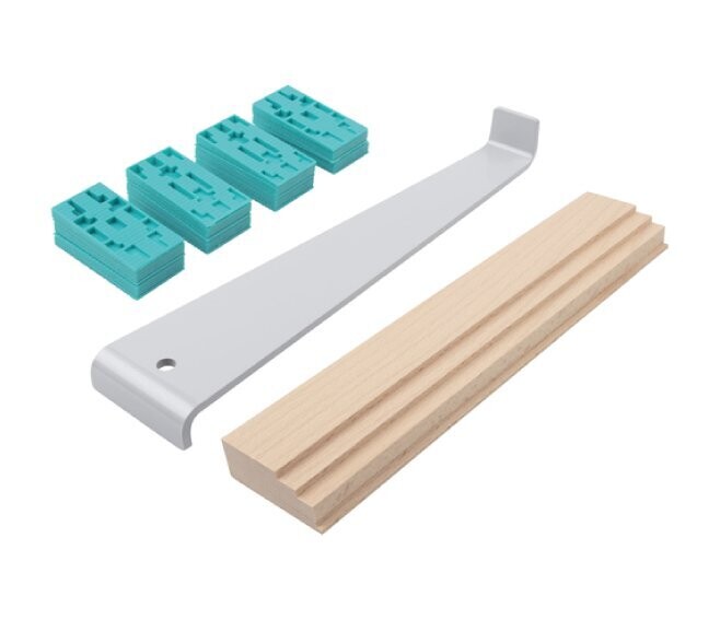 WOLFCRAFT - SET PER LA POSA DI PAVIMENTI IN LAMINATO, PARQUET, SUGHERO 6931000