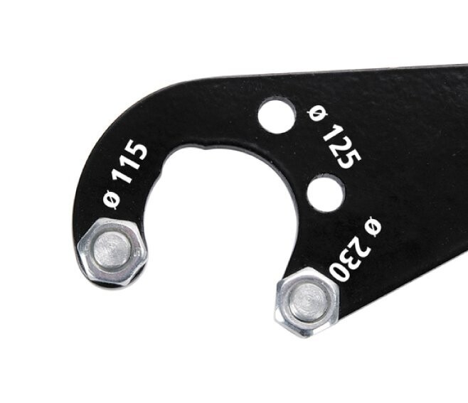 Wolfcraft Chiave Per Dadi Smerigliatrice Angolare - 2453000, Perni 30mm, Acciaio Resistente - Foto 3