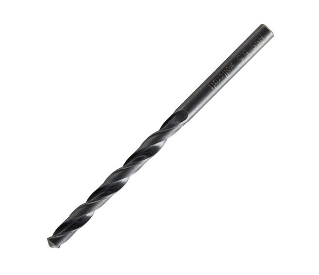 WOLFCRAFT - PUNTA IN METALLO HSS RULLATA ATTACCO CILINDRICO DN. 5,5 MM. L. 93 MM. 7505010