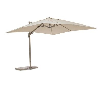 BIZZOTTO - SARAGOZZA OMBRELLONE A BRACCIO 3 X 3 MT. H. 255 CM. SABBIA 0795742 BIZZOTTO - SARAGOZZA OMBRELLONE A BRACCIO 3 X 3 MT. H. 255 CM. SABBIA 0795742