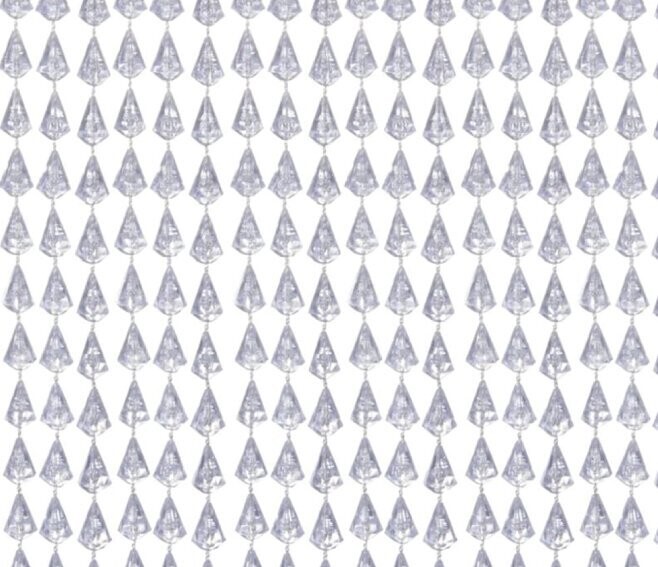 VERDELOOK - TENDA GOCCIA IN PLASTICA CRISTAL 100 X 220 CM. 80 FILI 820/51