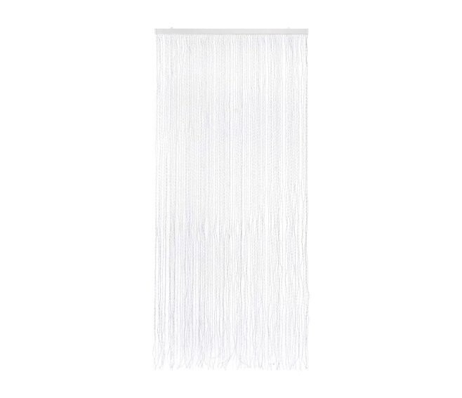 VERDELOOK - TENDA STORM 100 X 220 CM. 90 FILI EFFETTO ELICA BIANCO SEMI-TRASPARENTE 801/22
