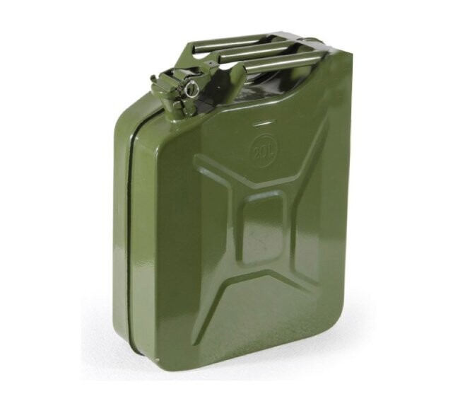 VERDELOOK - TANICA IN METALLO DA 20 LITRI PER CARBURANTI LIQUIDI SENZA PIOMBO 212/4