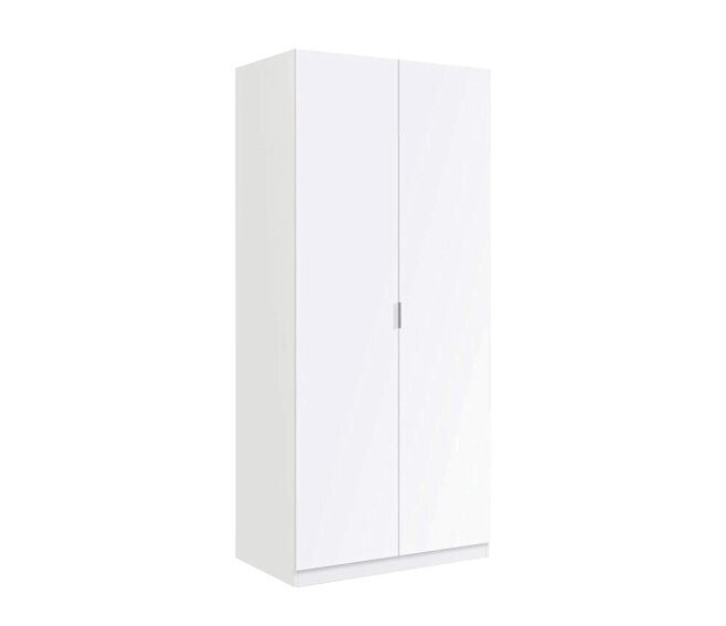 FORES - LARISSA A3 ARMADIO 2 ANTE 81 X 52 X 180 CM. MELAMINA BIANCO LCX022O
