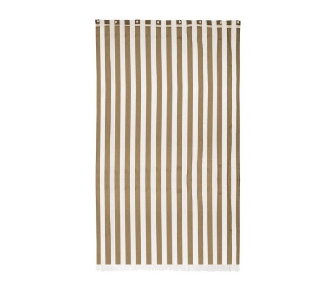 VERDELOOK - TENDA DA SOLE PER BALCONE 140 X 300 CM. COLORE BEIGE E BIANCO A RIGHE 823/37