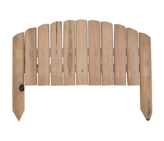 VERDELOOK - RECINZIONE VAMPIRO AD ARCO 54 X 27/47 CM. IN LEGNO IMPREGNATO 622/20