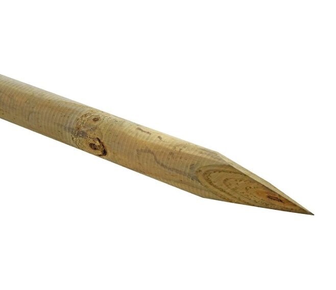VERDELOOK - PALO TONDO A PUNTA 200 X Ø 8 CM. IN LEGNO IMPREGNATO PER RECINZIONI 622/9