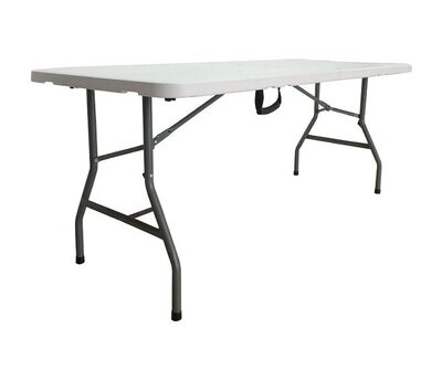 GARDEN FRIEND - HORECA TAVOLO RETTANGOLARE PIEGHEVOLE 183 X 76 X 74 CM. BIANCO T1714183