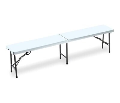 GARDEN FRIEND - HORECA PANCA RETTANGOLARE PIEGHEVOLE 183 X 76 X 74 CM. BIANCO P1714185 GARDEN FRIEND - HORECA PANCA RETTANGOLARE PIEGHEVOLE 183 X 76 X 74 CM. BIANCO P1714185