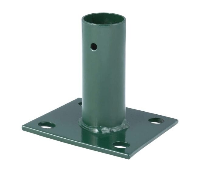 VERDELOOK - PIASTRA DI FISSAGGIO A TERRA PER PALI DN. 34 MM. 446/3