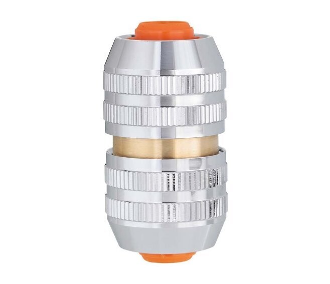 CLABER - RIPARATORE PER TUBI DN. 1/2” - 5/8” IN OTTONE CROMATO 9612