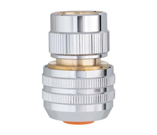 CLABER - RACCORDO AUTOMATICO PER TUBI DN. 3/4” IN OTTONE CROMATO 9613