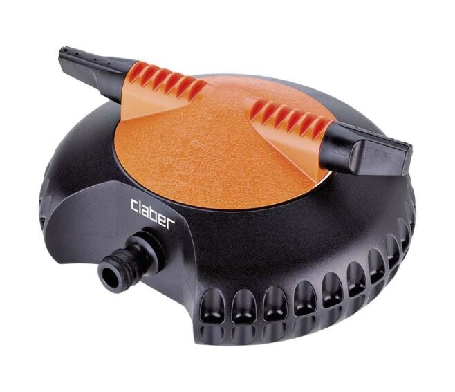 CLABER - AQUALUX 2000 IRRIGATORE ROTANTE A DUE BRACCIA EFFETTO PIOGGIA 8685