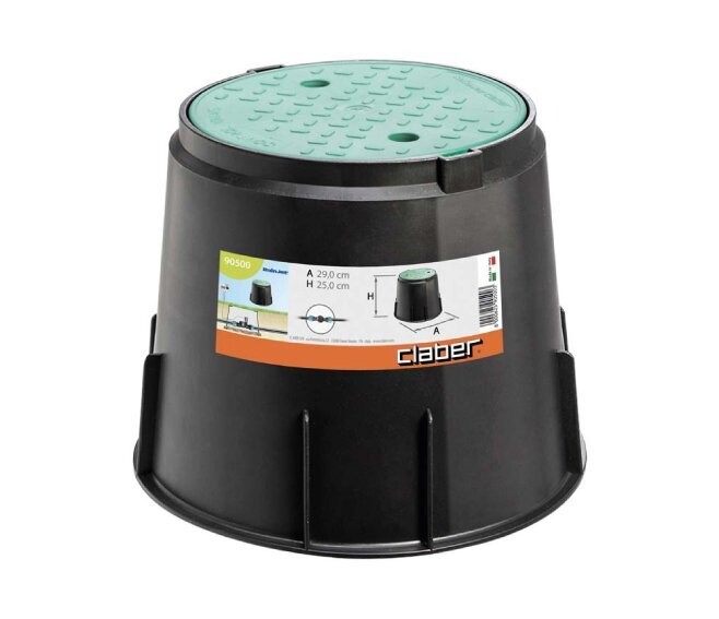 CLABER - POZZETTO CIRCOLARE CON COPERCHIO A SCATTO 90500