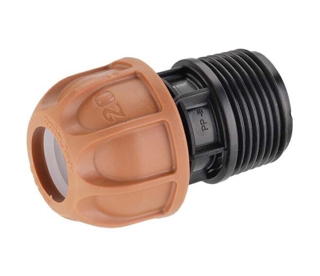 CLABER - RACCORDO Ø 20 MM. FILETTO 1” M 90318