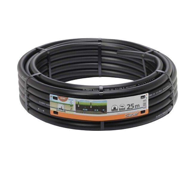 CLABER - ROTOLO DI TUBO IN PE PFA6 Ø 25 MM. PER RACCORDI A COMPRESSIONE 25 MT. 90380