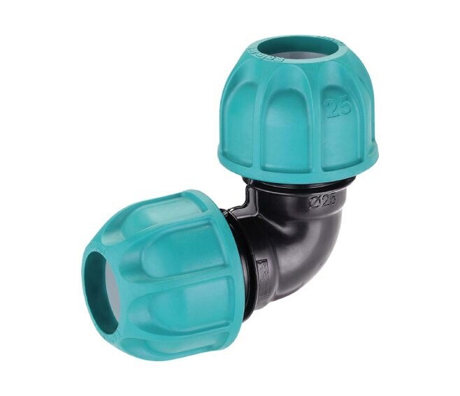 CLABER - RACCORDO A GOMITO DN. 25 MM. 90417