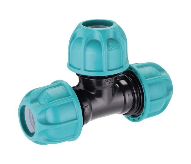 CLABER - RACCORDO A "T" DN. 25 MM. PER RACCORDARE TRE TUBI 90422