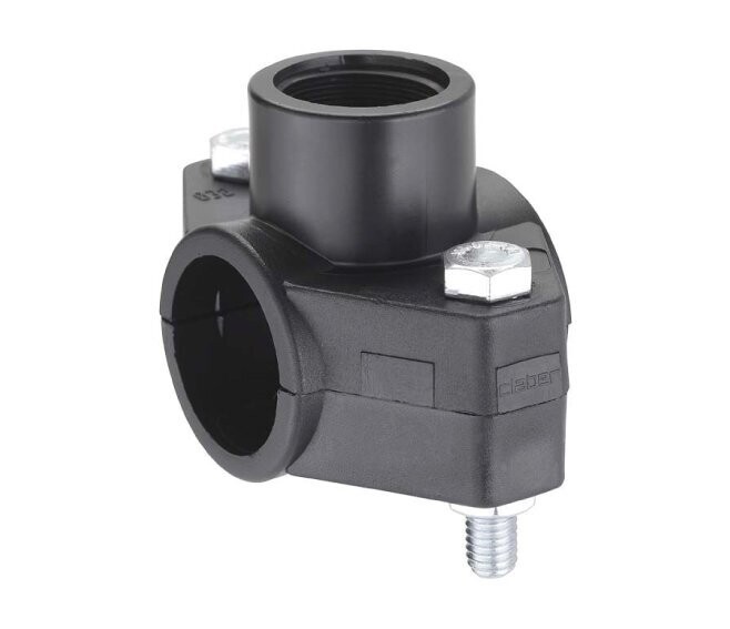 CLABER - PRESA A STAFFA PER TUBO DN. 25 MM. CONFEZIONE 2 PEZZI 90450