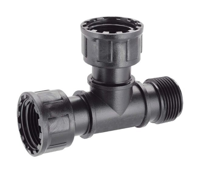 CLABER - RACCORDO A "T" 1” F X 1” F X 1” M 90808