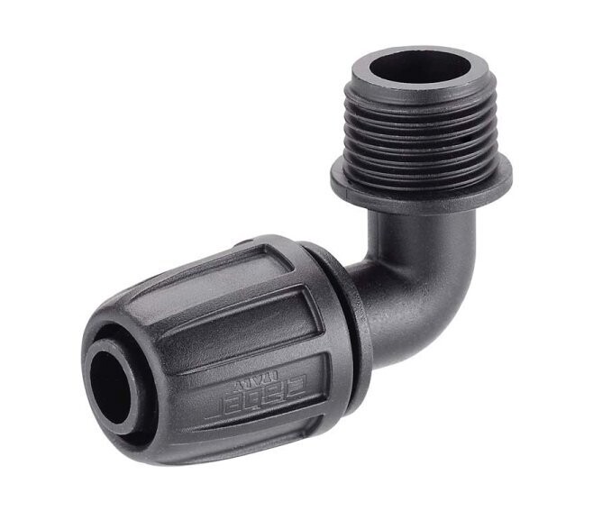CLABER - BLOCK-SYSTEM RACCORDO A GOMITO FILETTO 1/2” 91019​