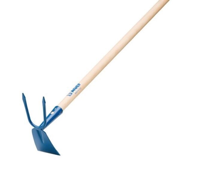 AGEF - ZAPPETTA QUADRO BIDENTE A CANNA CONICA CON MANICO IN LEGNO DI FAGGIO 540B/4B9SC36G