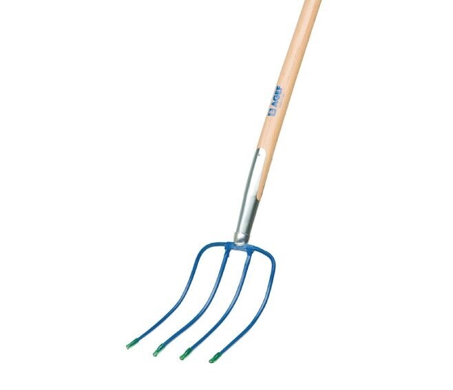 AGEF - FORCA DA LETAME A 4 DENTI CON MANICO 130 CM. 410/4B9SC01G