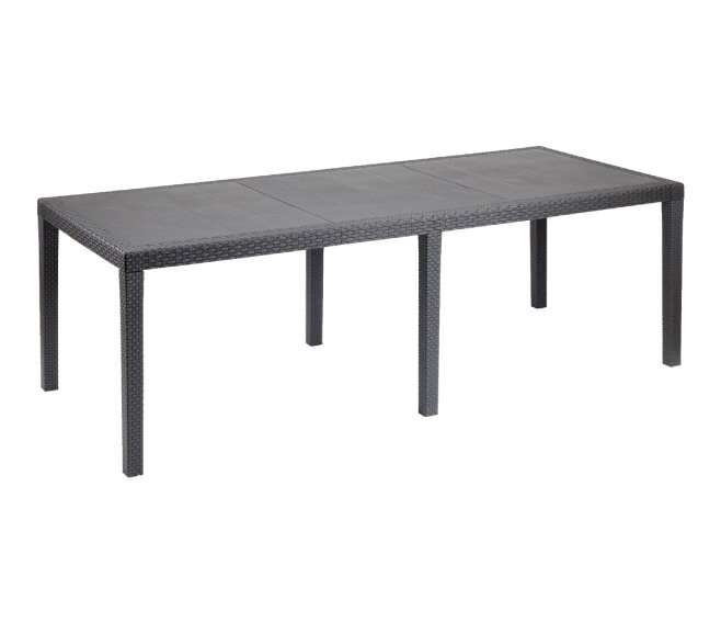IPAE PROGARDEN - QUEEN TAVOLO RETTANGOLARE 150/220 X 90 X 72 CM. ALLUNGABILE EFFETTO RATTAN ANTRACITE QUE012AN IPAE PROGARDEN - QUEEN TAVOLO RETTANGOLARE 150/220 X 90 X 72 CM. ALLUNGABILE EFFETTO RATTAN ANTRACITE QUE012AN