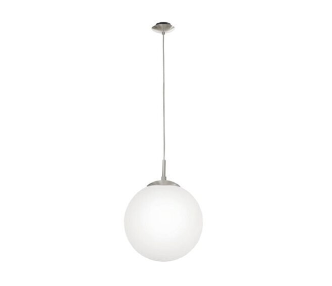 EGLO - RONDO LAMPADA A SOSPENSIONE SFERA GRANDE DN. 30 CM. BIANCO 85263
