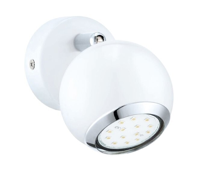 EGLO - BIMEDA FARETTO LED 1 LUCE 2,8W GU10 BIANCO/CROMO 31001