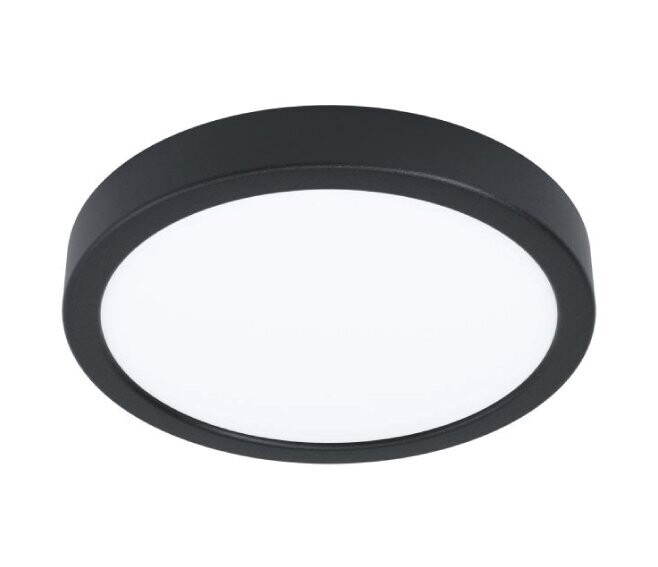 EGLO - FUEVA 5 PLAFONIERA LED IN METALLO NERO 17W DN. 210 MM. 3000K 2000LM 99223