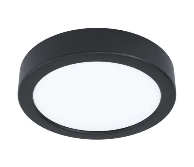 EGLO - FUEVA 5 PLAFONIERA LED IN METALLO NERO 11W DN. 160 MM. 3000K 1350LM 99222