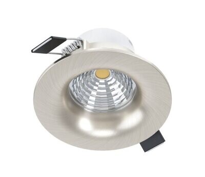 EGLO - SALICETO LAMPADA LED DA INCASSO IN ALLUMINIO NICKEL OPACO 6W DN. 88 MM. 4000K 450LM 98246