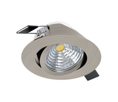 EGLO - SALICETO LAMPADA LED DA INCASSO IN ALLUMINIO NICKEL OPACO 6W DN. 88 MM. 4000K 500LM 98307