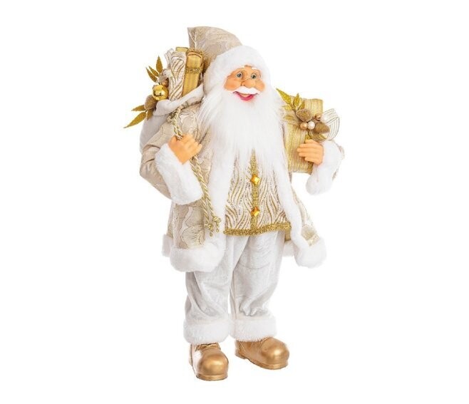 BIZZOTTO - BABBO NATALE EDUARD STAND CHAMPAGNE M 40 CM. 0938257