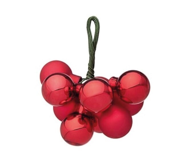 BIZZOTTO - MAZZO 10 SFERE DN. 20 MM. ROSSO LUCIDO E OPACO 0931211