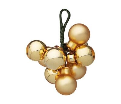 BIZZOTTO - MAZZO 10 SFERE DN. 20 MM. ORO LUCIDO E OPACO 0931210