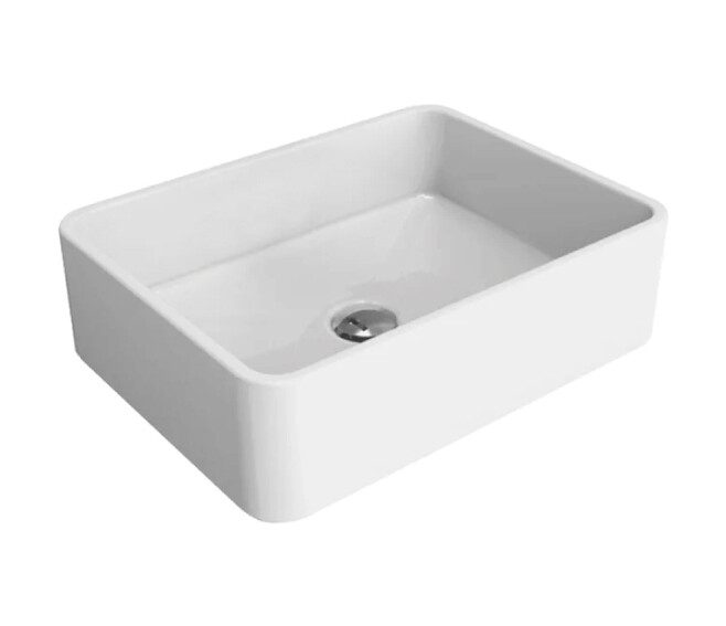 FLAMINIA - MINIWASH LAVABO SOSPESO O AD APPOGGIO 48 CM. IN CERAMICA BIANCO MWL48