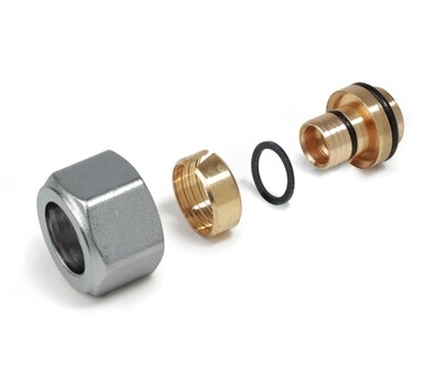 GIACOMINI - R179AM ADATTATORE PER TUBI IN PLASTICA O MULTISTRATO 18 X (20 X 2) R179MX026