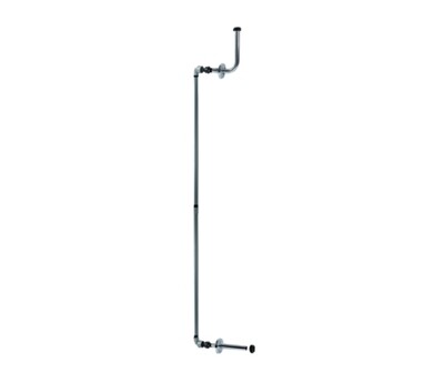 KARIBA - KIT BIANCO AD INCASSO PER CASSETTE WC ALTE Ø 32 MM. CON CURVA 90° 253333