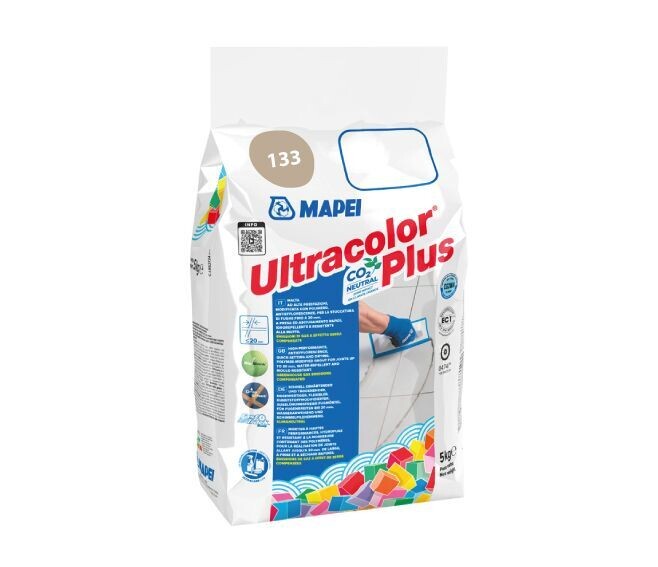 MAPEI - ULTRACOLOR PLUS MALTA CEMENTIZIA AD ALTE PRESTAZIONI 5 KG. COLORE 133 SABBIA 6013345A