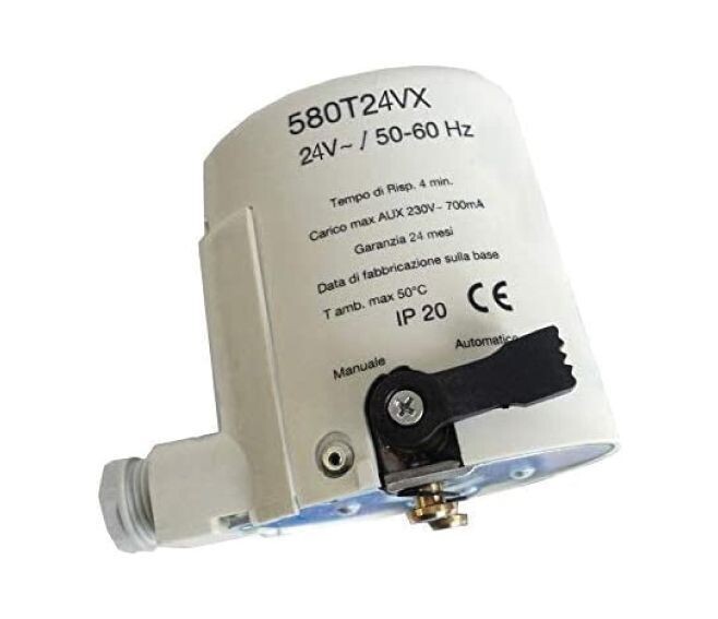 WATTS - 580T ATTUATORE ELETTROTERMICO 2 POSIZIONI PER VALVOLA DI ZONA 24V 580T24VX