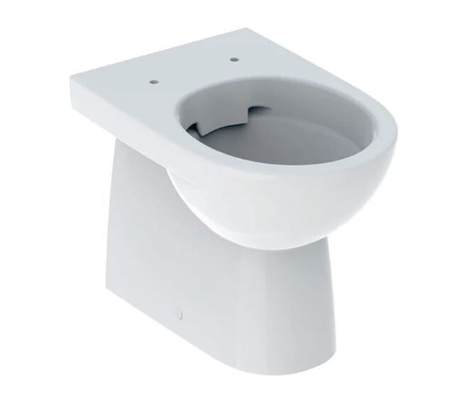 GEBERIT - SELNOVA VASO WC BTW A PAVIMENTO A CACCIATA CON SCARICO ORIZZONTALE O VERTICALE RIMFREE BIANCO 500.393.01.7