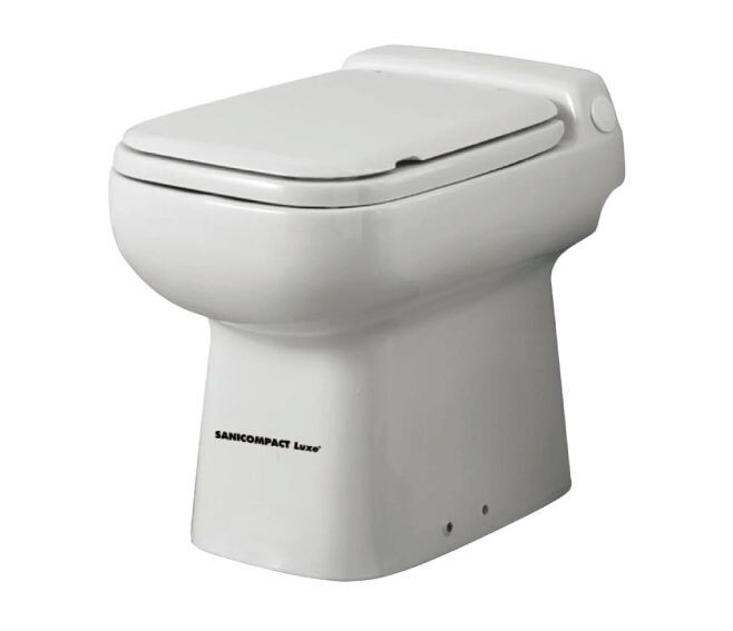 SFA SANITRIT - SANICOMPACT LUXE SILENCE WC A PAVIMENTO CON TRITURATORE INTEGRATO E SCARICO LAVABO CPTLS