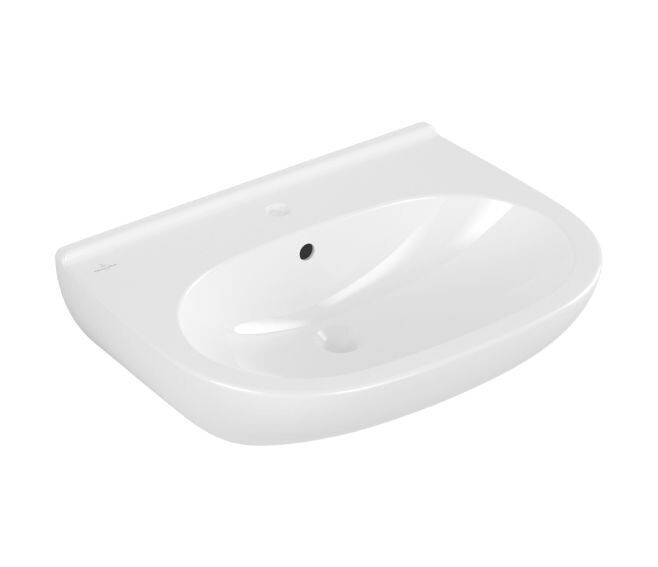 VILLEROY & BOCH - O.NOVO LAVABO 65 CM. BIANCO ALPIN CON TROPPOPIENO 51606501