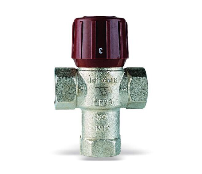 WATTS - VALVOLA MISCELATRICE TERMOSTATICA 3/4" F 61C-AQUAMIX 6110C34