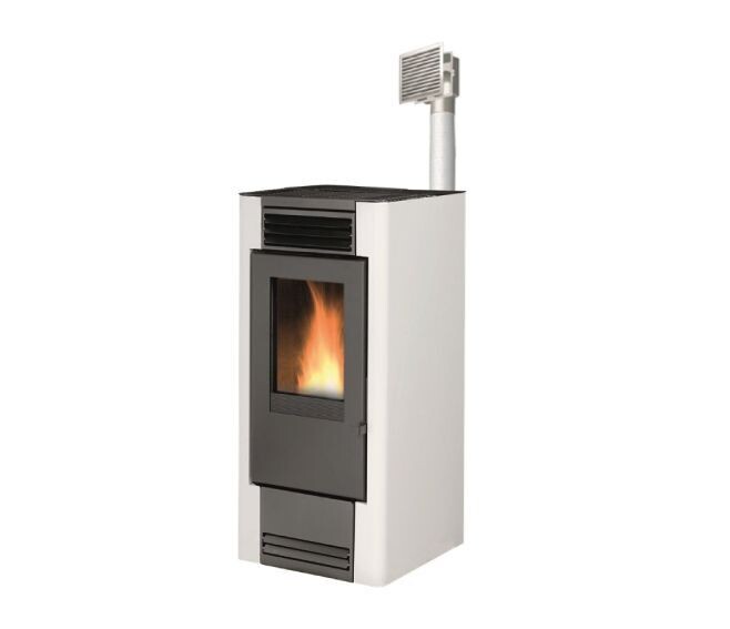 AICO - STUFA PELLET STAR 10.2 CANALIZZATA BIANCA 10 KW 084-00-001A-BCO